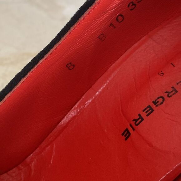 Robert Clergerie Paris Black Velvet Pumps - Picture 11 of 12